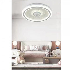 Ventilatore da Soffitto Plafoniera 3-Stufen Telecomando LED Regolatore Cct
