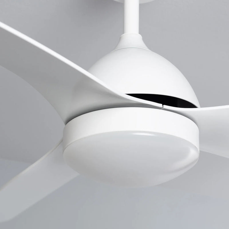 Ventilatore Led A Soffitto Ventilatore Plafoniera Luce Dimmerabile 3000k-6500k