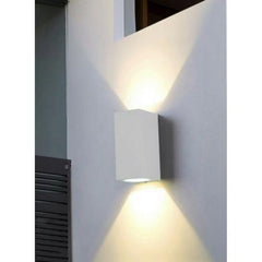 Applique Lampada A Parete Da Per Esterno Muro Doppia Luce Led Gu10 Ip65 Terrazzo