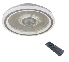 Ventilatore da Soffitto Plafoniera 3-Stufen Telecomando LED Regolatore Cct