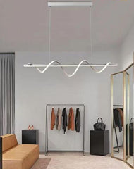 Lampadario A Spirale Bianca 36w Moderna A Led