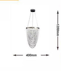 Lampadario da Soffitto con Cristallo Luce Lampada Pendente