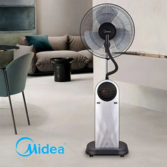 Ventilatore nebulizzatore umidificatore con telecomando timer 3 velocità 1,8 Lt