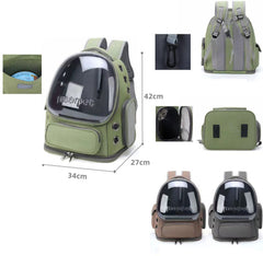Trasportino Per Gatti E Cani Zaino Da Viaggio Borsa Porta Gatto Bici Auto e Moto