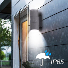 Applique Lampada da Muro Parete LED con doppia emissione GU10 per esterno IP65
