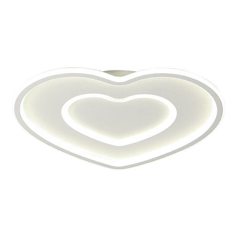 Lampadario Plafoniera Illuminazione a Led Moderno 63W Luce Soffitto Forma Cuore