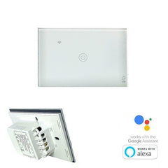 Interruttore Luci Smart Wifi Parete Touch Alexa Google Home Scatola 503