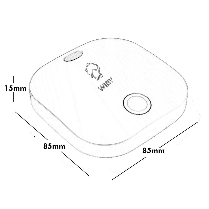 Localizzatore Smart Bluetooth 4.0 Slim cerca oggetti smarriti Alexa Google