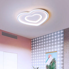 Lampadario Plafoniera Illuminazione a Led Moderno 63W Luce Soffitto Forma Cuore