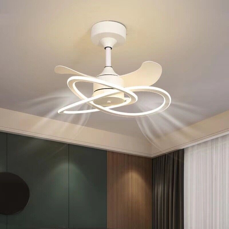 Plafoniera da Soffitto LED 129W Ventilatore Integrato Lampada da Soffitto IP20