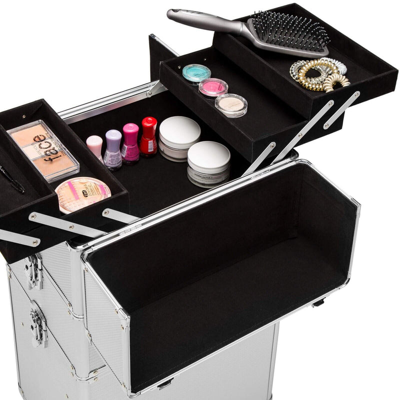 Valigetta Trolley Make Up Beauty Case Porta Trucco Nail Art Valigia