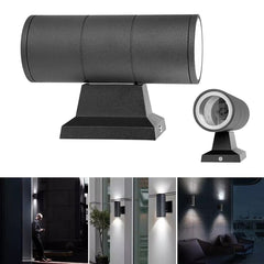 Applique Lampada da Muro Parete LED con doppia emissione GU10 per esterno IP65