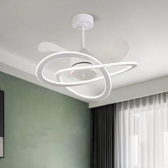Plafoniera da Soffitto LED 129W Ventilatore Integrato Lampada da Soffitto IP20