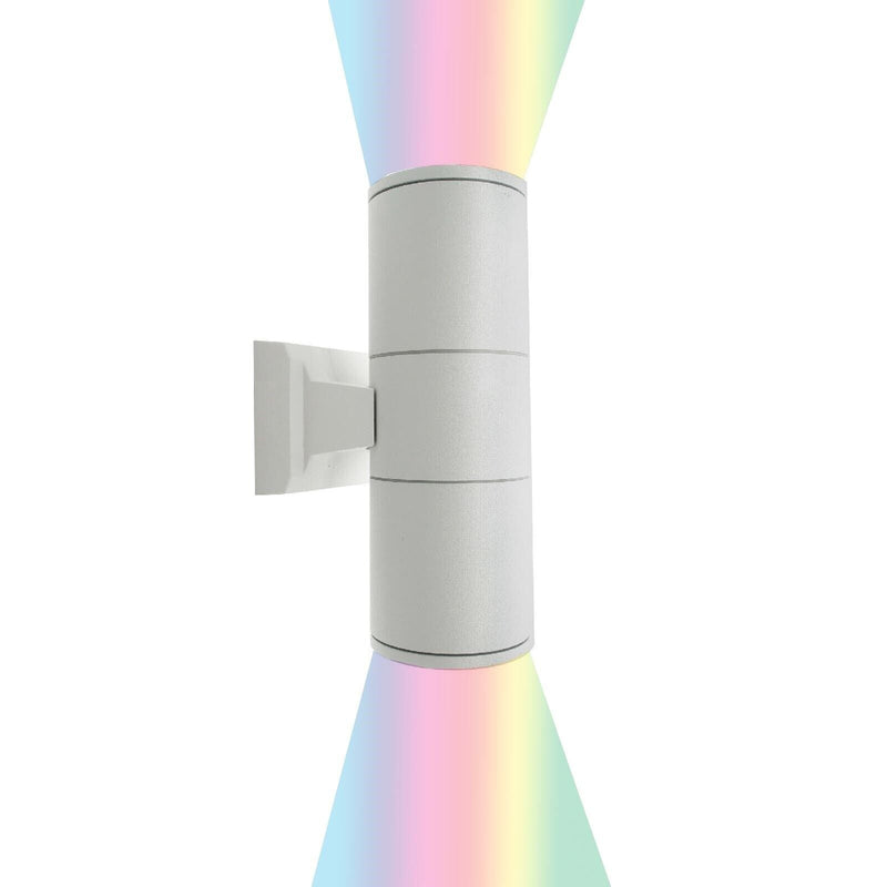 Applique Lampada da Muro Parete LED con doppia emissione GU10 per esterno IP65