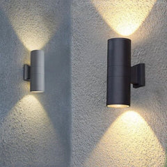Applique Lampada da Muro Parete LED con doppia emissione GU10 per esterno IP65