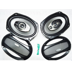 Coppia Di Altoparlanti Coassiali Per Auto Arranco, Ovale 25X17Cm, 2 Vie, 2X200W - INmille
