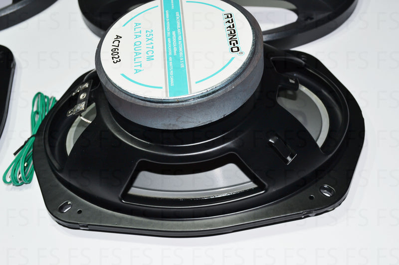 Coppia Di Altoparlanti Coassiali Per Auto Arranco, Ovale 25X17Cm, 2 Vie, 2X200W - INmille