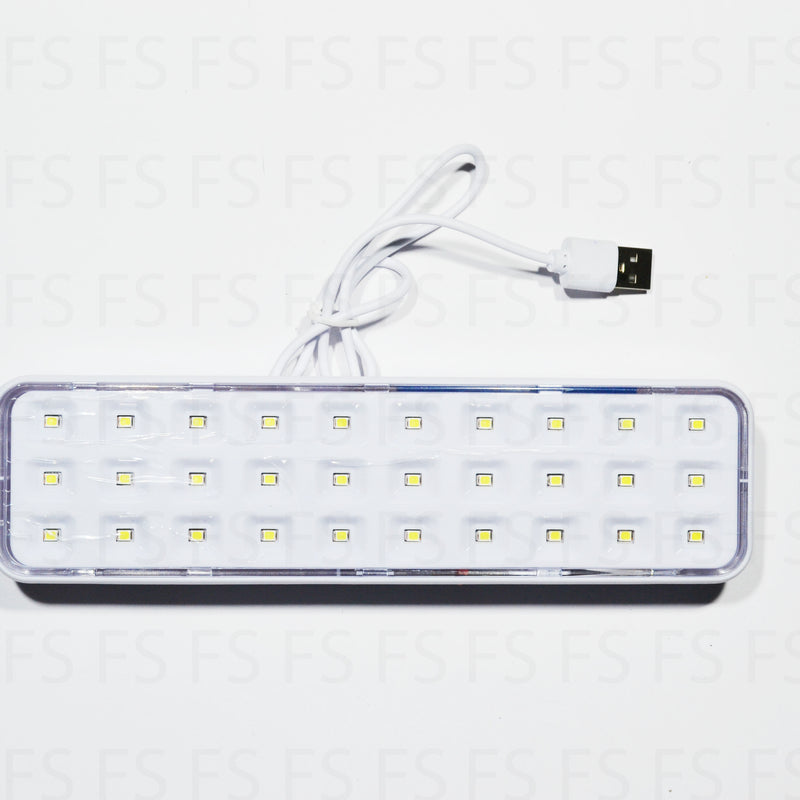 Lampada Di Emergenza Torcia Luce 30 Led Ricaricabile Portatile Pesca Campeggio - INmille