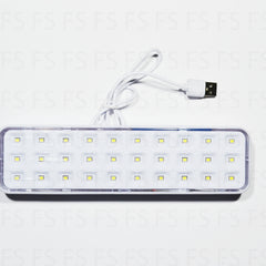 Lampada Di Emergenza Torcia Luce 30 Led Ricaricabile Portatile Pesca Campeggio - INmille