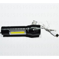 Torcia Ricaricabile Led Mini Con Custodia 4 Modalità Led Light Ricarica Usb - INmille