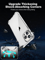 Custodia Cover Per Iphone 13 Pro Max Trasparente Con Bordi Rinforzati - INmille