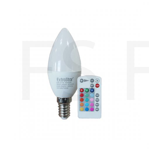 Lampadina LED multicolore con telecomando