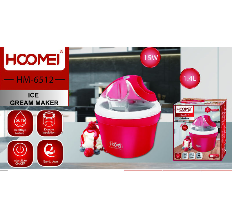 Gelatiera Professionale 1.4 Litri Macchina Per Gelati Sorbetti Yogurt Ice Cream