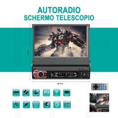Autoradio Multimediale Arrango Ac79306 Schermo Lcd 7 Pollici