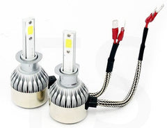 Coppia Lampade Auto Moto C6 H1 Led 3800lm 36w