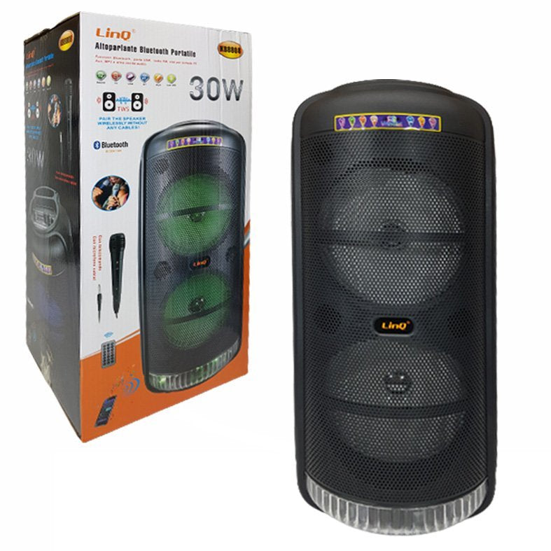 Altoparlante Speaker Cassa Bluetooth 30w Con Microfono Telecomando