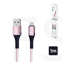Cavo Micro Usb 1 M Nylon E Alluminio