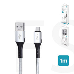Cavo Micro Usb 1 M Nylon E Alluminio