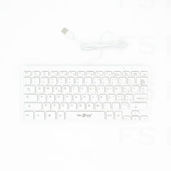 Mini Tastiera Usb Con Filo Slim Bianco - INmille