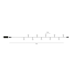 Luci A Catena Per Esterno 160 Led Forma Perla