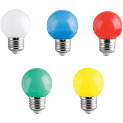 Lampadina Led E27 Mini Globo 2W Colorata - INmille