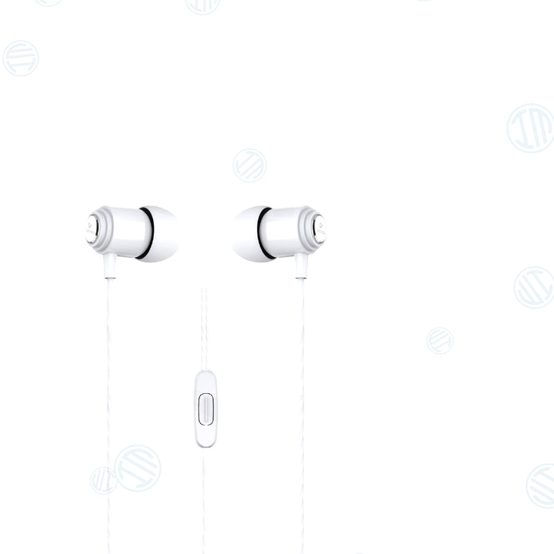 Auricolari Stereo Con Microfono Jack 3.5Mm