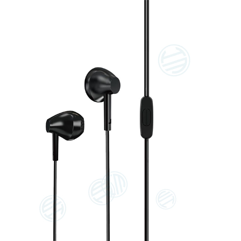 Auricolari Stereo Con Microfono Jack 3.5Mm