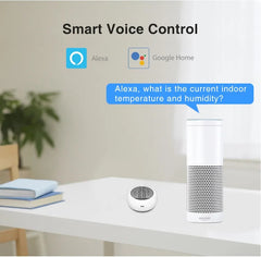 Termometro Igrometro Wifi Smart Temperatura Sensore Umidità Misuratore Alexa