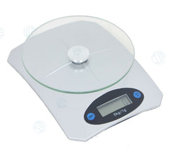 Bilancia Cucina Digitale Lcd In Vetro  Da 1g A 5kg Tara