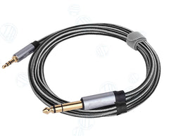 Cavo Adattatore  Audio  Jack 3.5mm Maschio  Jack 6.5mm Maschio 1.5 M