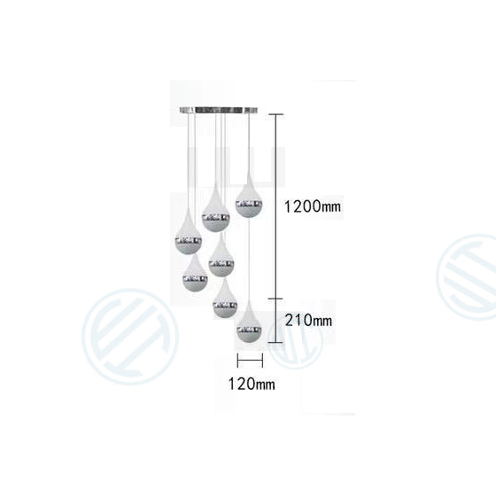 Lampadario Moderno A Sospensione Lp18