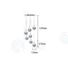 Lampadario Moderno A Sospensione Lp18