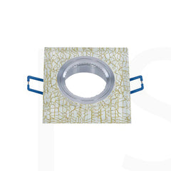 Portafaretto Da Incasso Quadrato Decorato 60Mm P16-Gu10