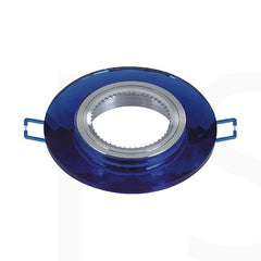 Portafaretto Da Incasso Rotondo Con Cornici In Critallo 60Mm P19-Gu10 - INmille