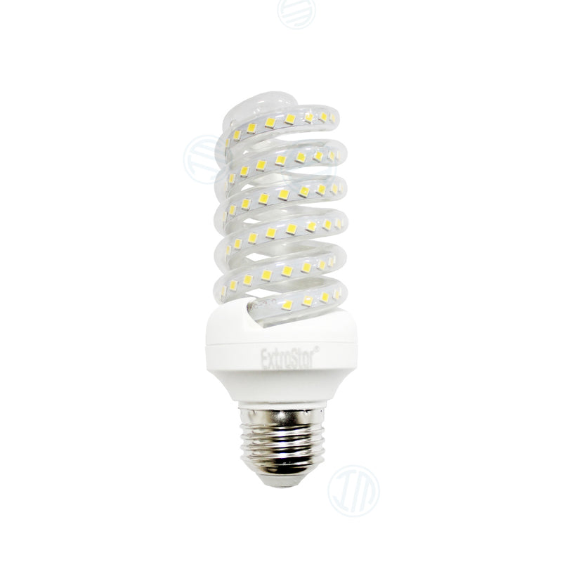 Lampadina Led a Spirale Trasparente 16W E27