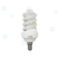 Lampadina Led a Spirale Trasparente 8W E14