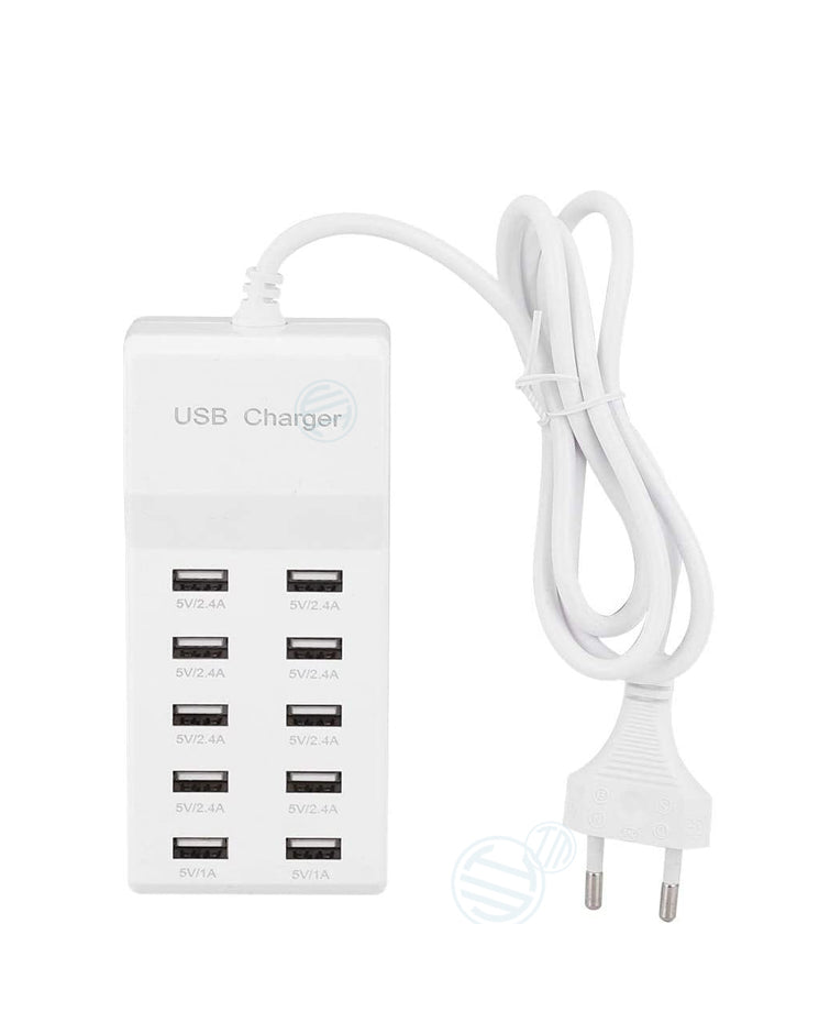 Multipresa Caricatore Stazione di ricarica Rapida 10 porte USB