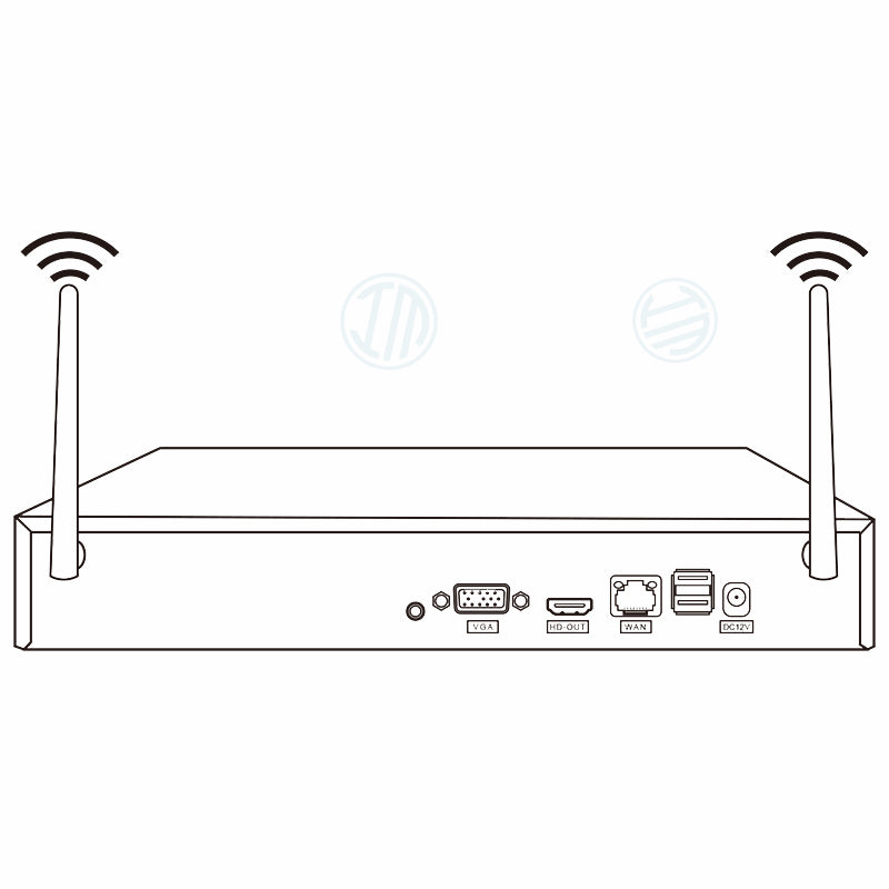 Kit Di 8 Telecamere Smart Wifi con Nvr  8+8