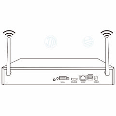 Kit Di 8 Telecamere Smart Wifi con Nvr  8+8