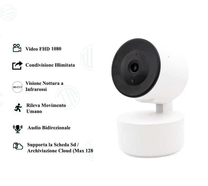 Telecamera Da Interno Smart  Intelligente WiFi